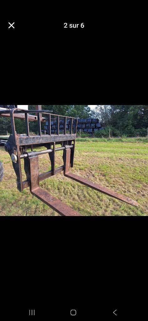 Fourche à palette, Enlèvement