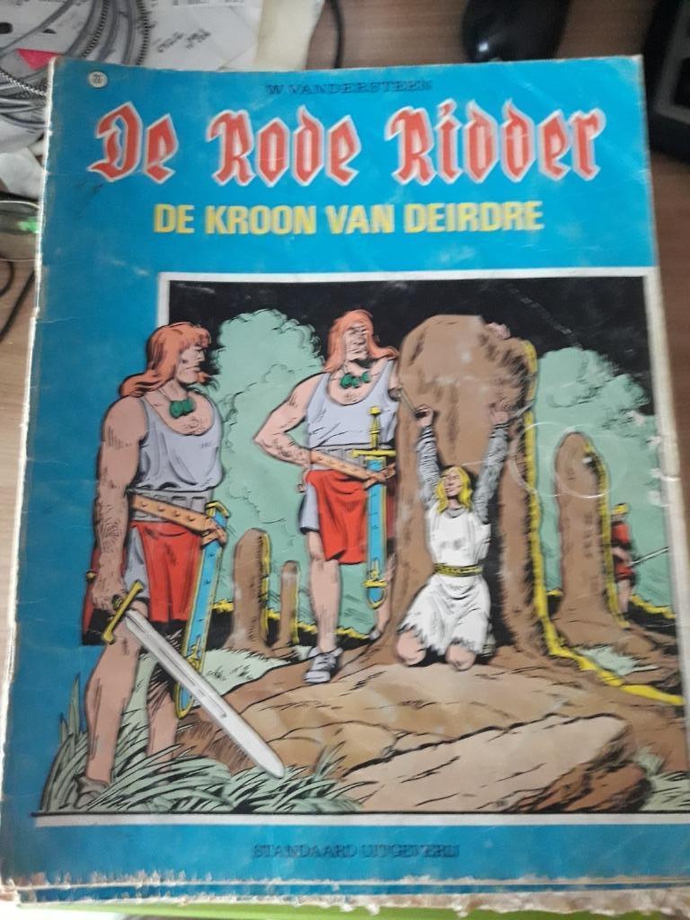 De rode ridder 26 De kroon van deirdre, Gelezen, Willy Vandersteen, Eén stripboek, Ophalen of Verzenden