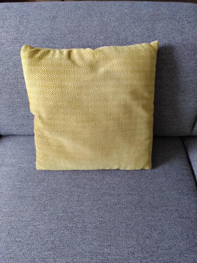 coussins jaunes, Maison & Meubles, Accessoires pour la Maison | Coussins, Enlèvement, Utilisé, Jaune, Carré