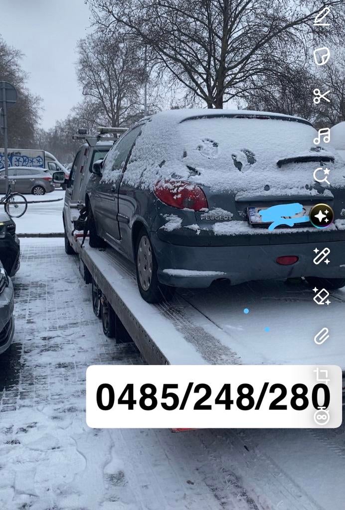 Dépannage voiture, dépanneur bruxelles, Enlèvement ou Envoi