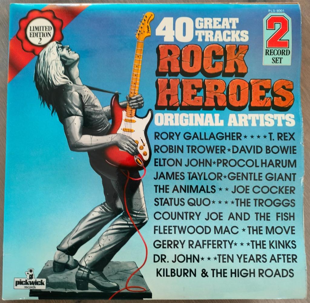 Rock Heroes - 40 great tracks, Ophalen, 12 inch