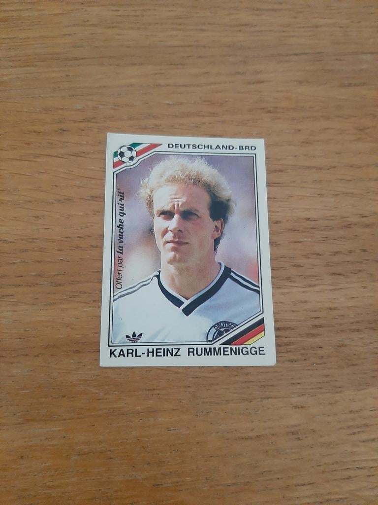 Panini Mexico 86 Rummenigge LA VACHE QUI RIT, Verzamelen, Sportartikelen en Voetbal, Ophalen of Verzenden, Zo goed als nieuw