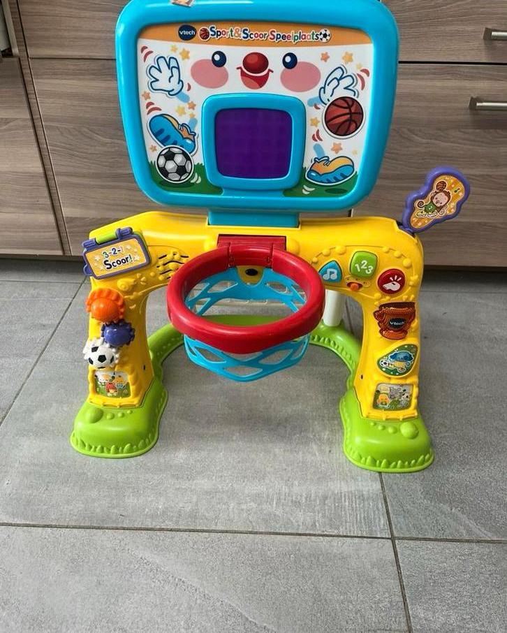 V-tech goaltje met geluidjes, Kinderen en Baby's, Ophalen, Zo goed als nieuw, 6 maanden tot 2 jaar