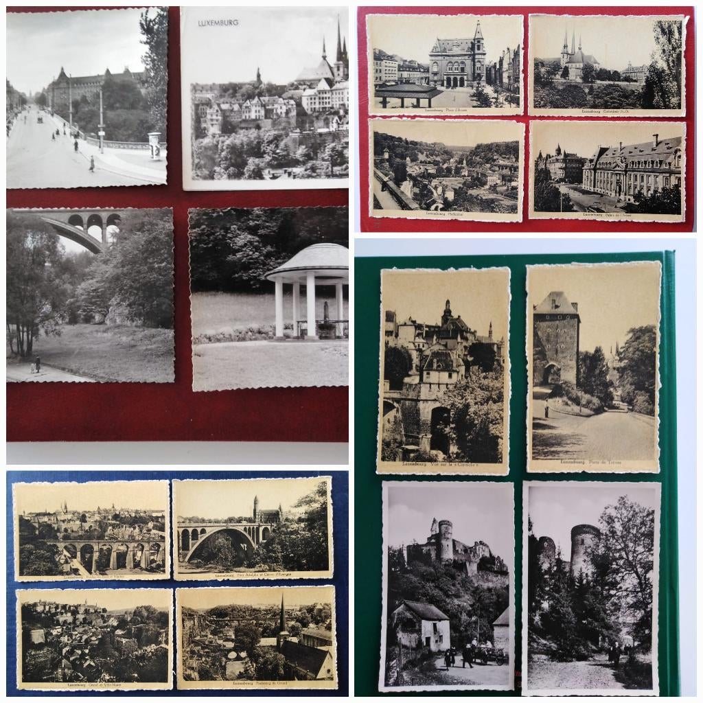 Lot de 16 cartes postales  du Luxembourg, Enlèvement ou Envoi, 1920 à 1940, Non affranchie, Luxembourg
