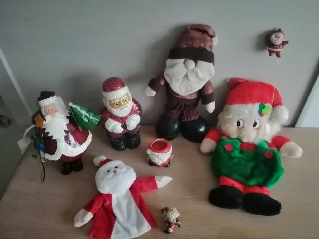 allerlei kerstmannen, Ophalen of Verzenden, Zo goed als nieuw