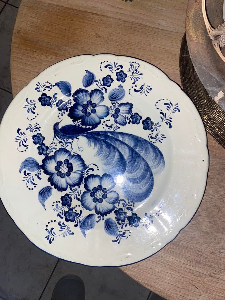 Delfts blauwe grote schaal, Antiek en Kunst, Ophalen