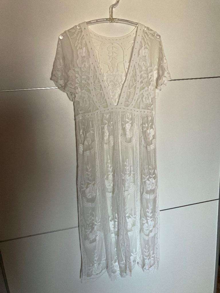 Lingeriejurk, Verzenden, Wit, Setje