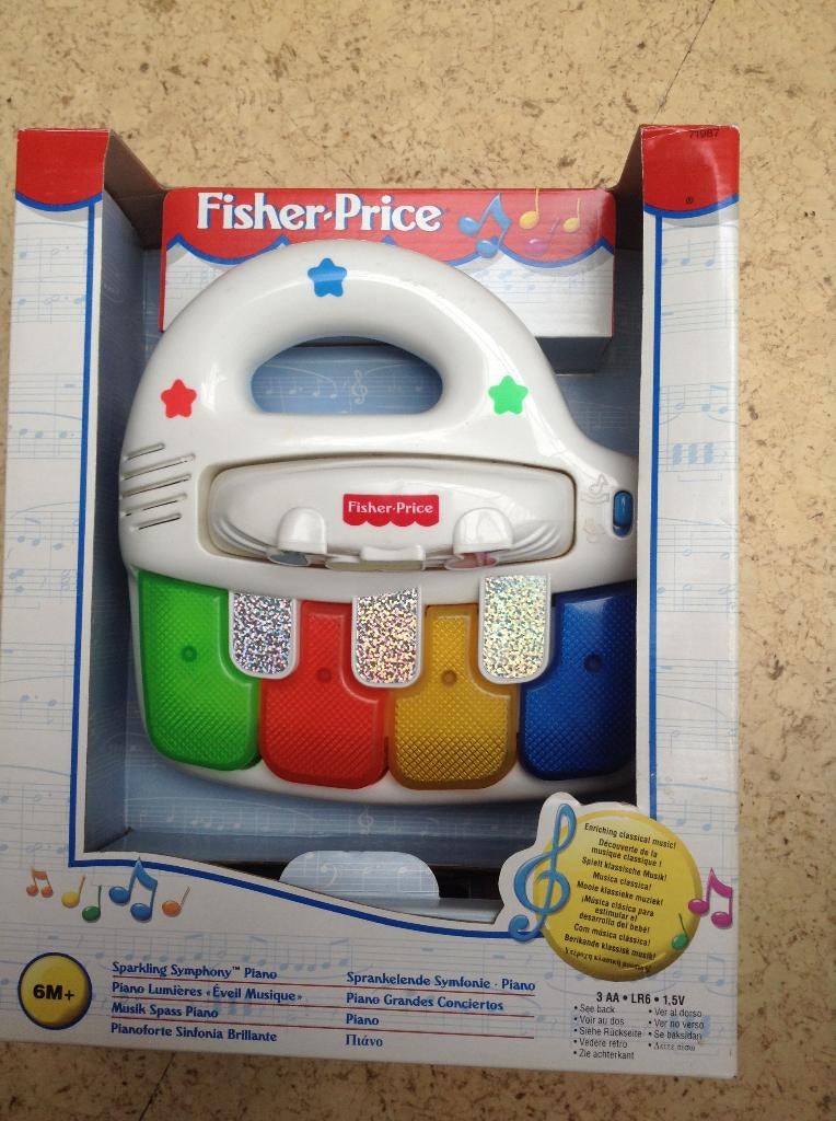 speelpiano Fisher Price, Kinderen en Baby's, Speelgoed | Fisher-Price, Ophalen of Verzenden, Gebruikt