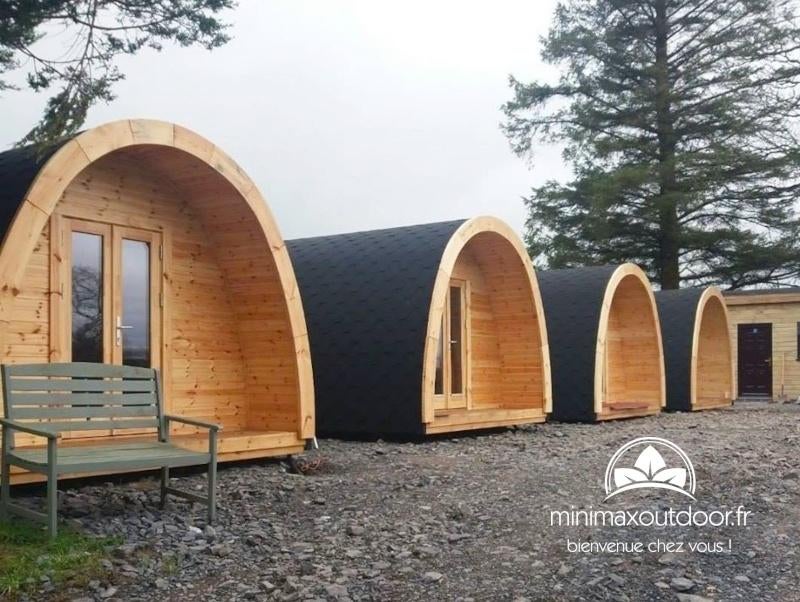 Nouveau Camping Pod Luxe Isolé  gite insolite 19 m², Caravans en Kamperen, Ophalen of Verzenden