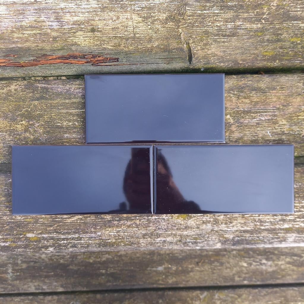 Carrelage mural noir et blanc, carrelage, faïence, Enlèvement, Neuf, Carrelage mural