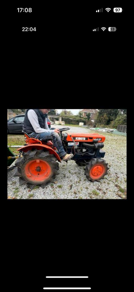 Tracteur kubota avec broyeur, Articles professionnels, Enlèvement