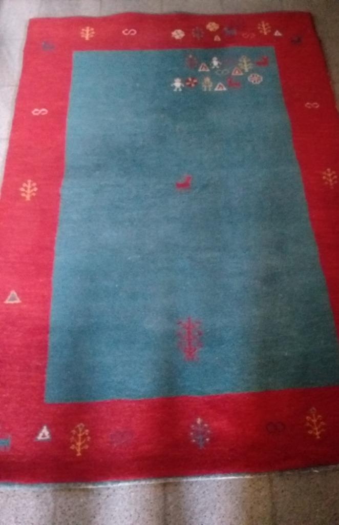 tapijt in wol, Ophalen, Gebruikt, 150 tot 200 cm, Rechthoekig