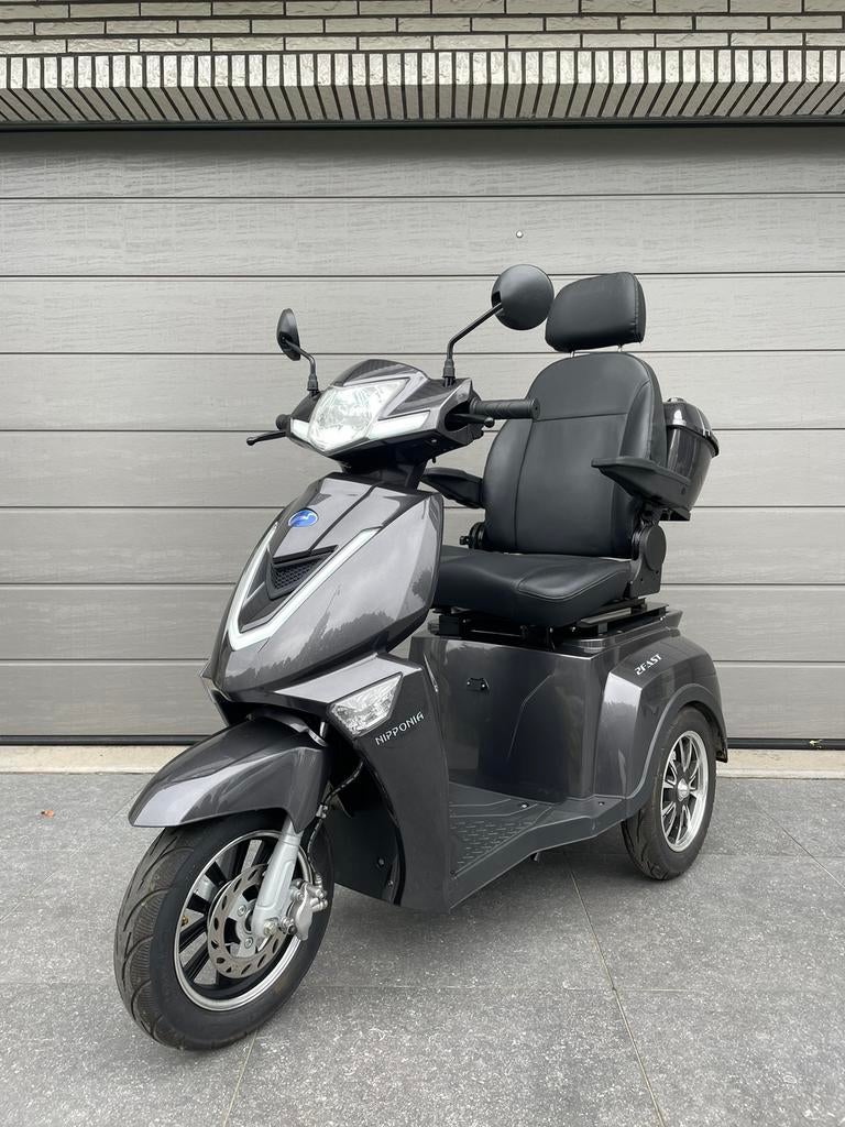Scootmobiel 25 km/u Nipponia 2 Fast elektrische scooter, Ophalen of Verzenden, Inklapbaar, Zo goed als nieuw, Elektrische rolstoel