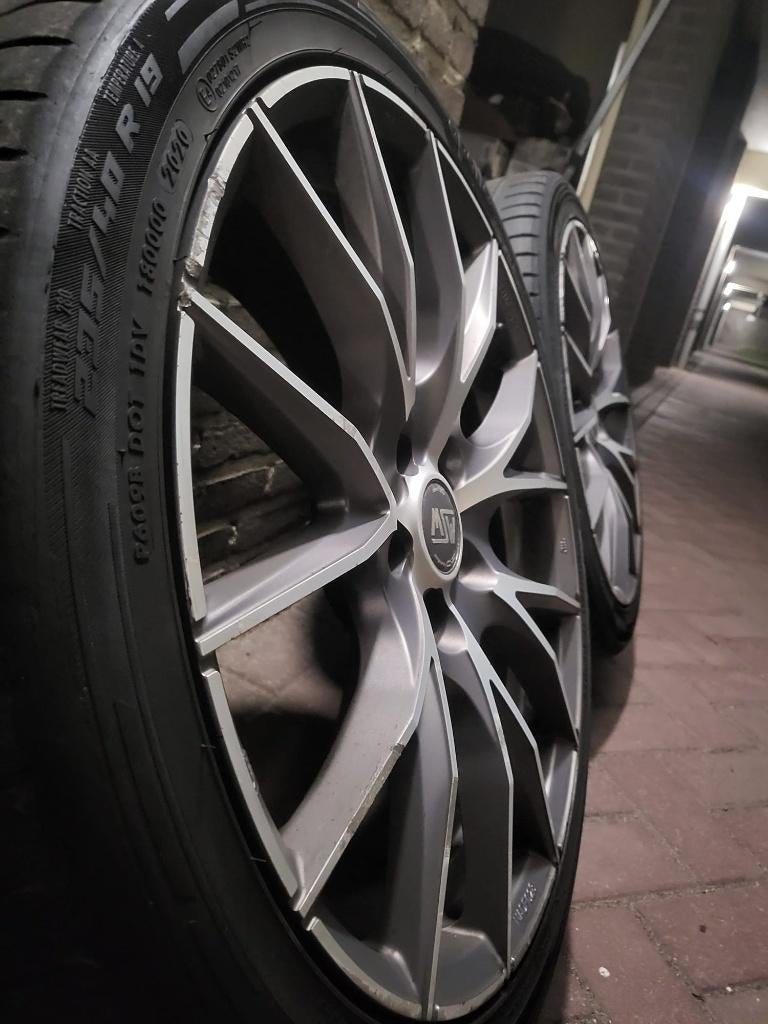 19" MSW Avantgarde Velgen 5x108 235 8J Volvo / Ford/ Peugeot, Auto-onderdelen, Banden en Velgen, Gebruikt, 235 mm, Band(en), Personenwagen