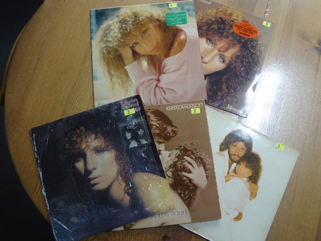 5 Barbra Streisand vinyl, Cd's en Dvd's, Vinyl | Dance en House, Ophalen of Verzenden, Gebruikt, 12 inch, Overige genres