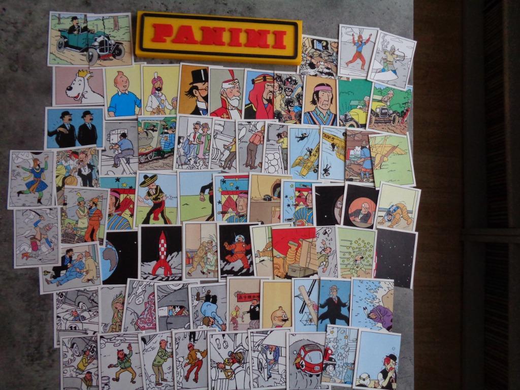 PANINI TINTIN TINTIN 68X STICKERS ANNÉE 1989, Envoi