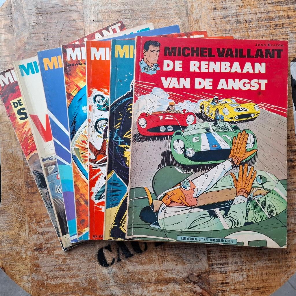 LOT 16x Albums Anciens MICHEL VAILLANT Graton Lombard (NL), Jean Graton, Plusieurs BD, Enlèvement, Utilisé