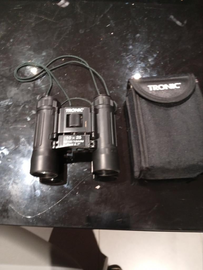 Tronic 10x25 reisverrekijker, Audio, Tv en Foto, Optische apparatuur | Verrekijkers, Ophalen of Verzenden