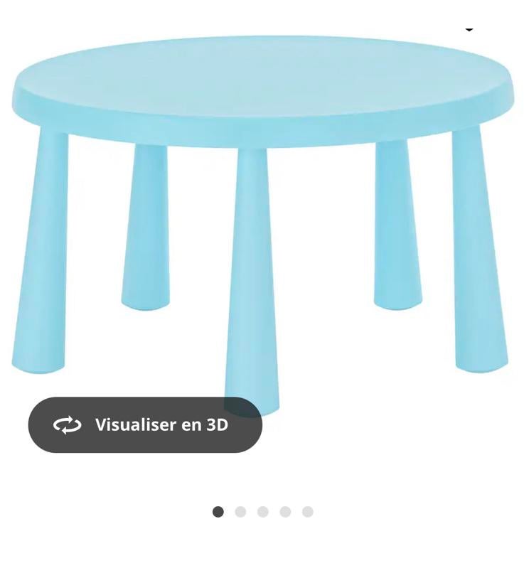 Table enfant neuve bleu, Maison & Meubles, Enlèvement