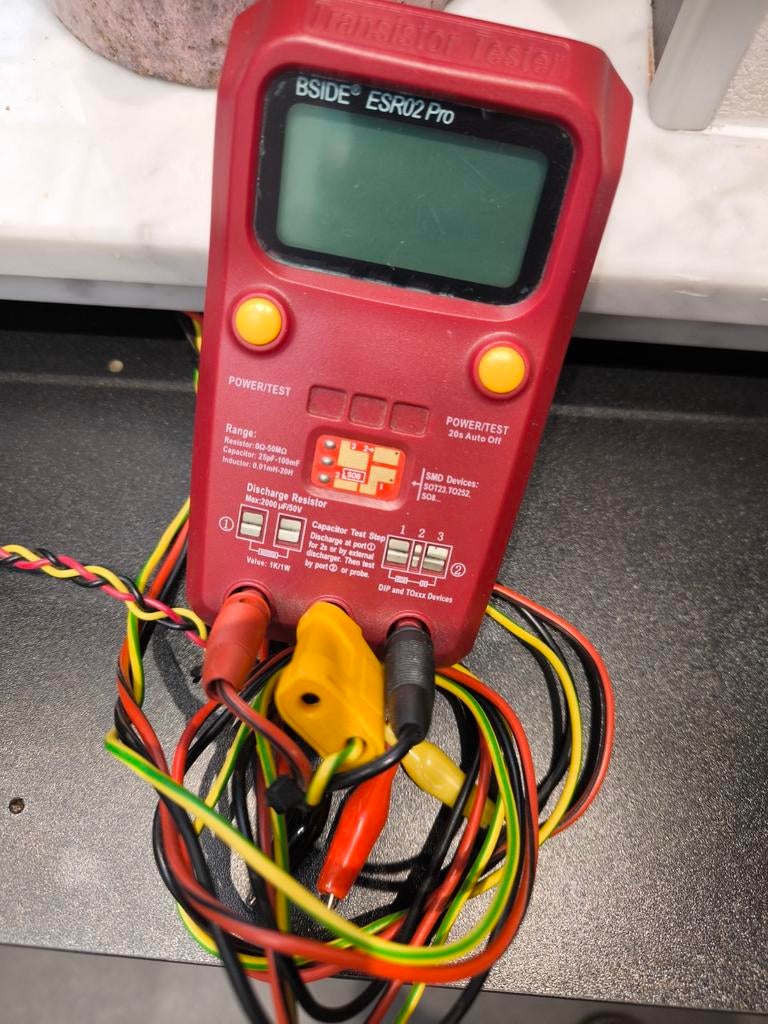 Halfgeleider tester BSIDE ESR02 Pro, Doe-het-zelf en Bouw, Meetapparatuur, Ophalen of Verzenden, Zo goed als nieuw