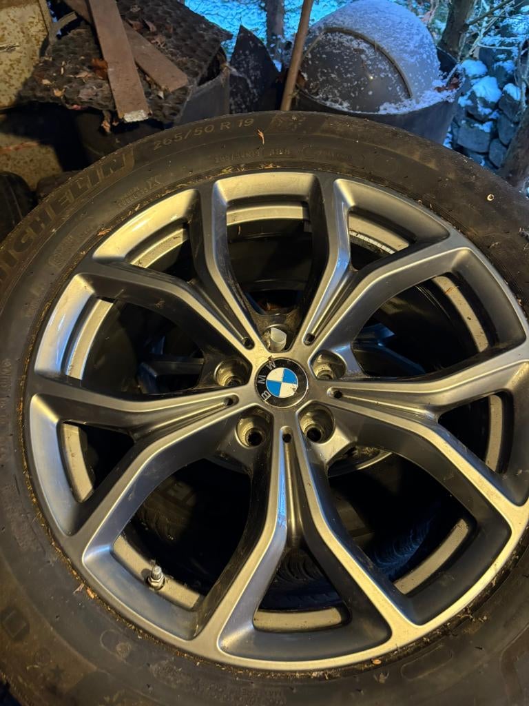 Originele winterwielen type 735 BMW X5 (G05) of X6 (g06), Auto-onderdelen, Banden en Velgen, Gebruikt, 265 mm, Banden en Velgen