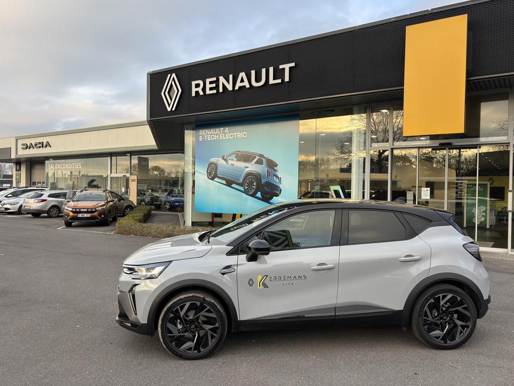 Renault Captur 1.8 E-Tech full hybrid 160 esprit Alpine Besc, Autos, Argent ou Gris, 1341 kg, Entreprise, 5 portes