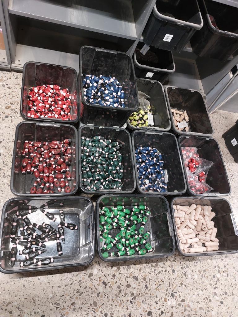 Onderdelen tafelvoetbal, Ophalen, Gebruikt