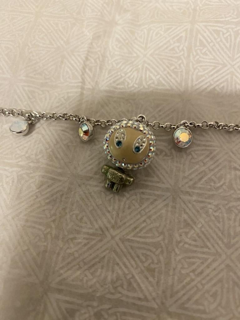 Swarovski - armband Erika, Handtassen en Accessoires, Armbanden, Nieuw, Zilver, Zilver, Met bedels of kralen, Ophalen of Verzenden