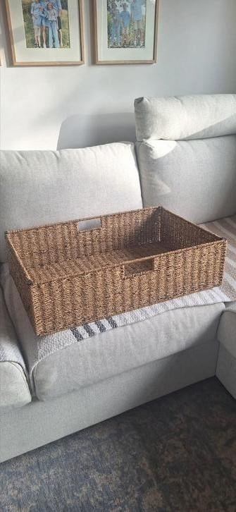 Corbeille pliable en rotin, Maison & Meubles, Accessoires pour la Maison | Plataux & Paniers, Enlèvement, Comme neuf, Panier