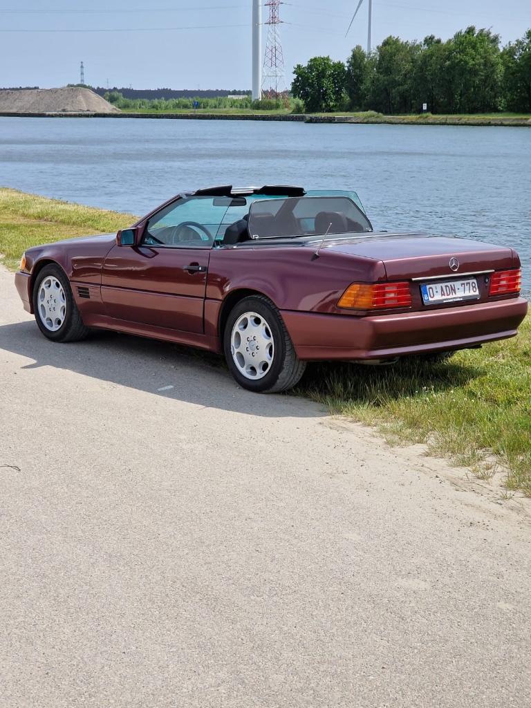 Sl300 1992 perfect staat met hardtop, Auto diversen, Ongevalwagen, Overige kleuren, Cabriolet, 3000 cc, Benzine