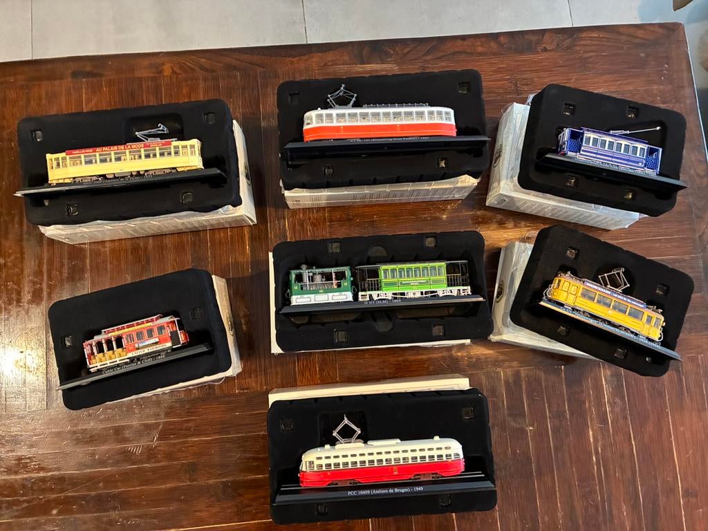 collection tram tramway 1/87 ho éditions atlas, Ophalen, Nieuw, Tram, Overige typen