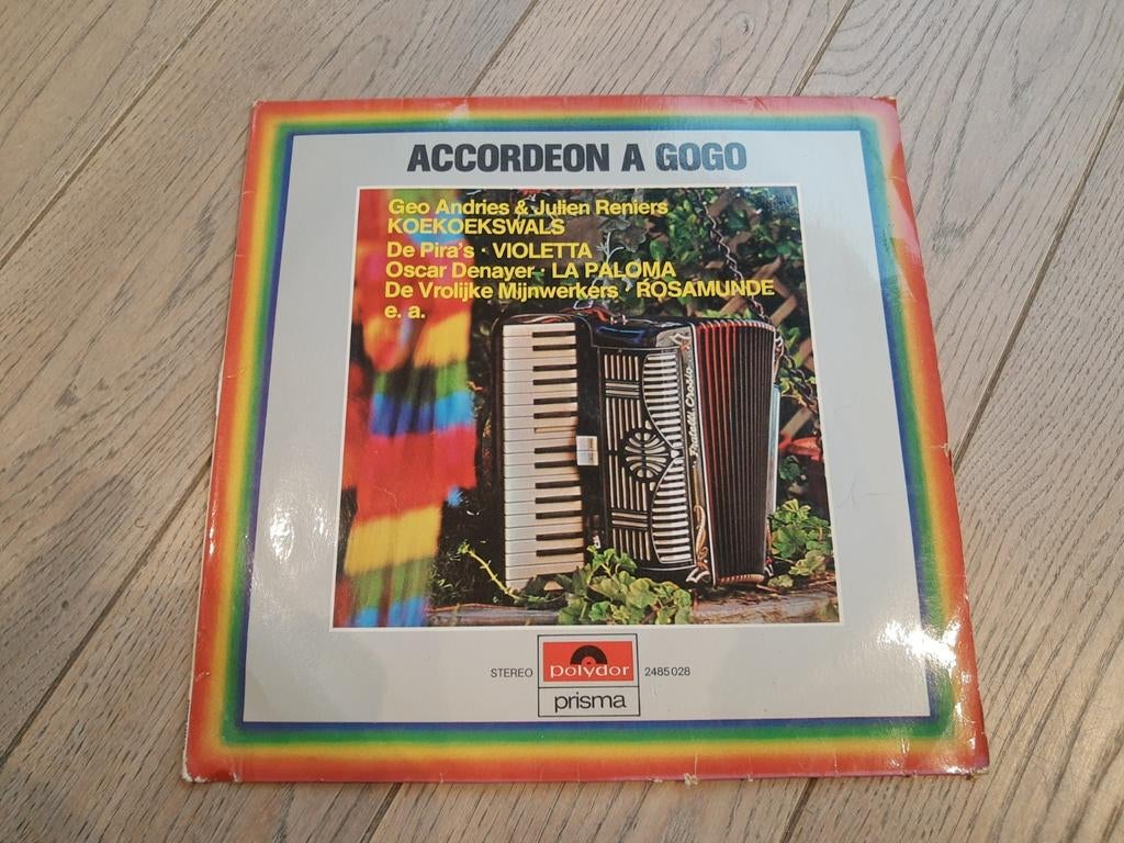 Lp : accordeon a gogo, Ophalen of Verzenden, Zo goed als nieuw