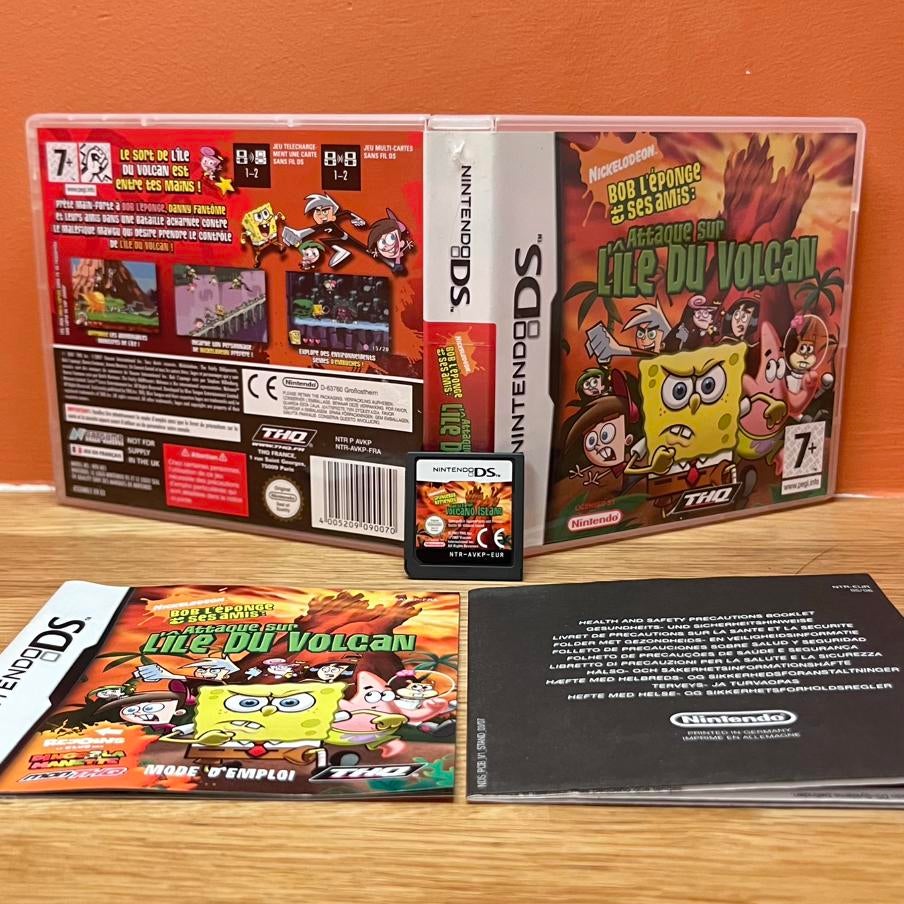 Jeu Bob l’Éponge: Attaque sur l’Île du Volcan Nintendo DS, Consoles de jeu & Jeux vidéo, Jeux | Nintendo DS, Utilisé, Plateforme