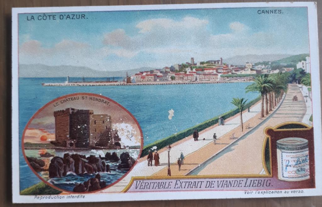 CHROMOLITHO LIEBIG S 1060e CÔTE D'AZUR/Cannes BEL ed., Verzenden