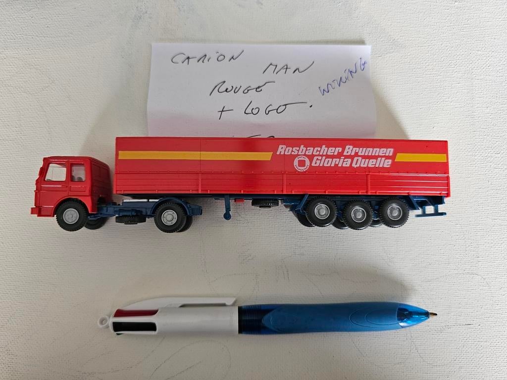 Miniatuur HO-vrachtwagentransporter wiking, Hobby en Vrije tijd, Verzenden, Wiking