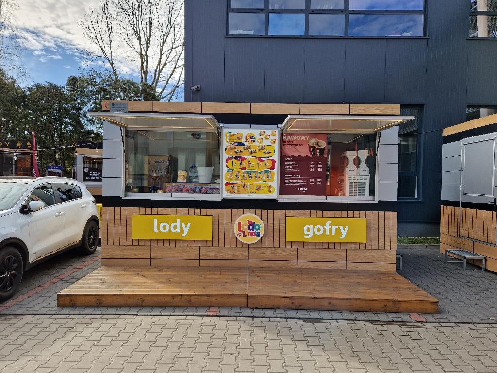 Gastronomietrailer IJS 4,9 m vgemeubileerd 23.500 euro net, Ophalen of Verzenden, Nieuw