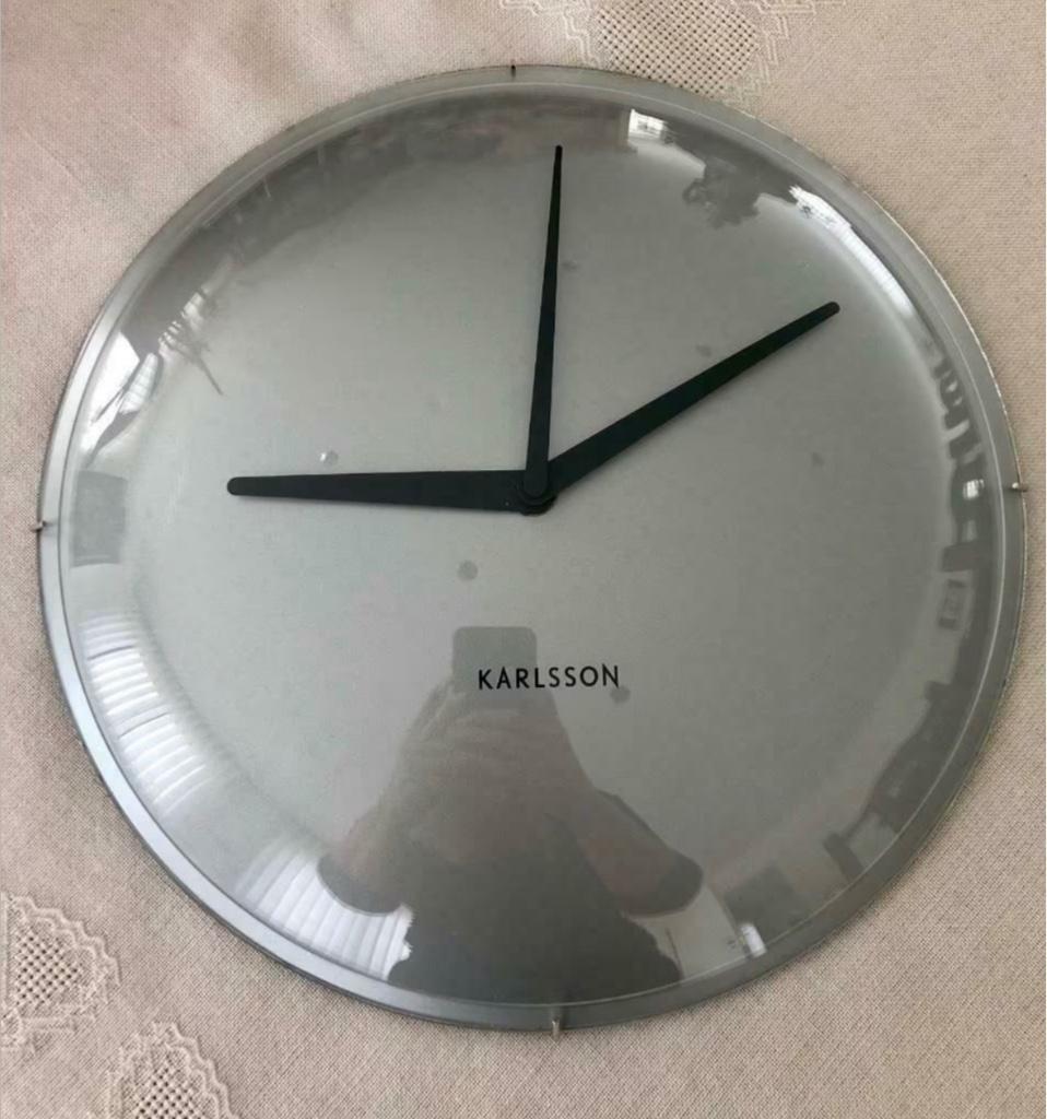 Karlsson wandklok, Huis en Inrichting, Ophalen of Verzenden, Zo goed als nieuw, Wandklok