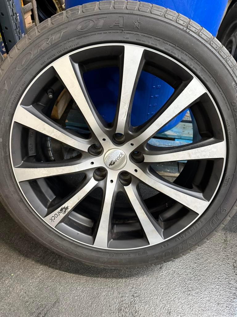 Alu velgen 19 duims Brock, Auto-onderdelen, Banden en Velgen, Gebruikt, Velg(en), Ophalen, Overig