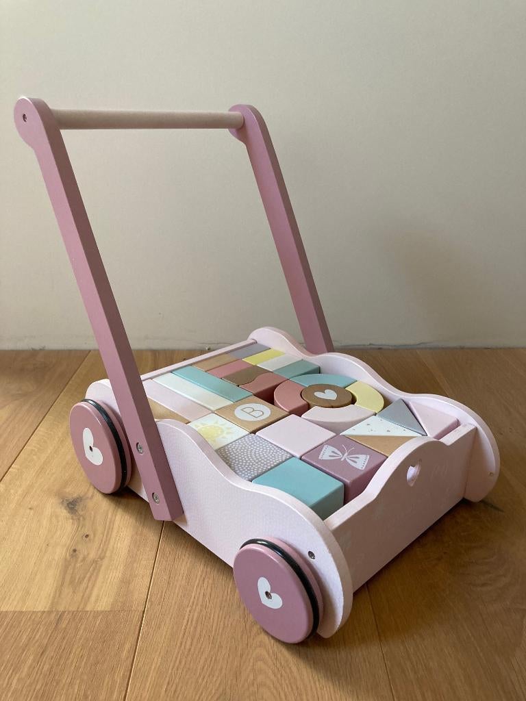 Little Dutch blokkenkar, Kinderen en Baby's, Ophalen, Gebruikt, Duw- of Trekspeelgoed