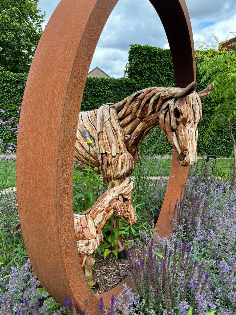 Noeud en acier Corten, Jardin & Terrasse, Enlèvement, Neuf