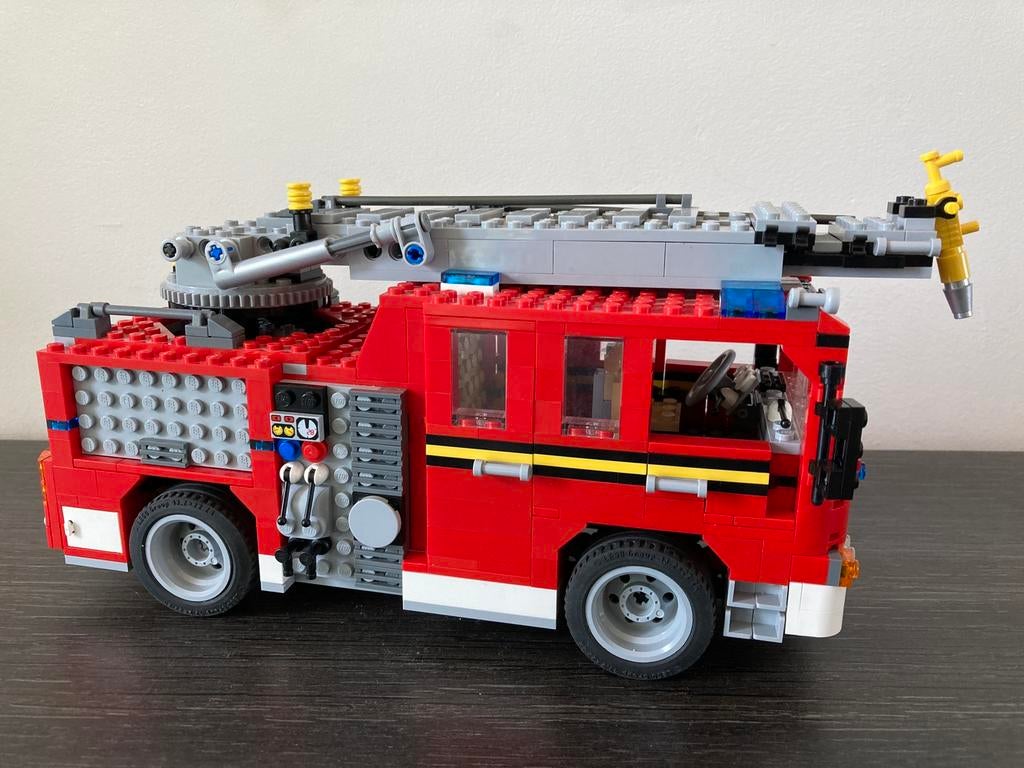 Lego 6752 Brandweerwagen, Ophalen of Verzenden, Gebruikt, Complete set, Lego