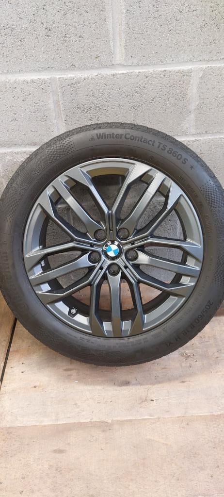 BMW X1 - 4 jantes et 4 pneus origine hiver, Pneus et Jantes, Pneus hiver, Véhicule de tourisme, 205 mm