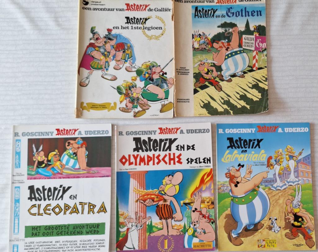 Bandes dessinées anciennes - Astérix, Blue Blouses, Tintin,, Livres, BD, Utilisé, Plusieurs BD, Enlèvement