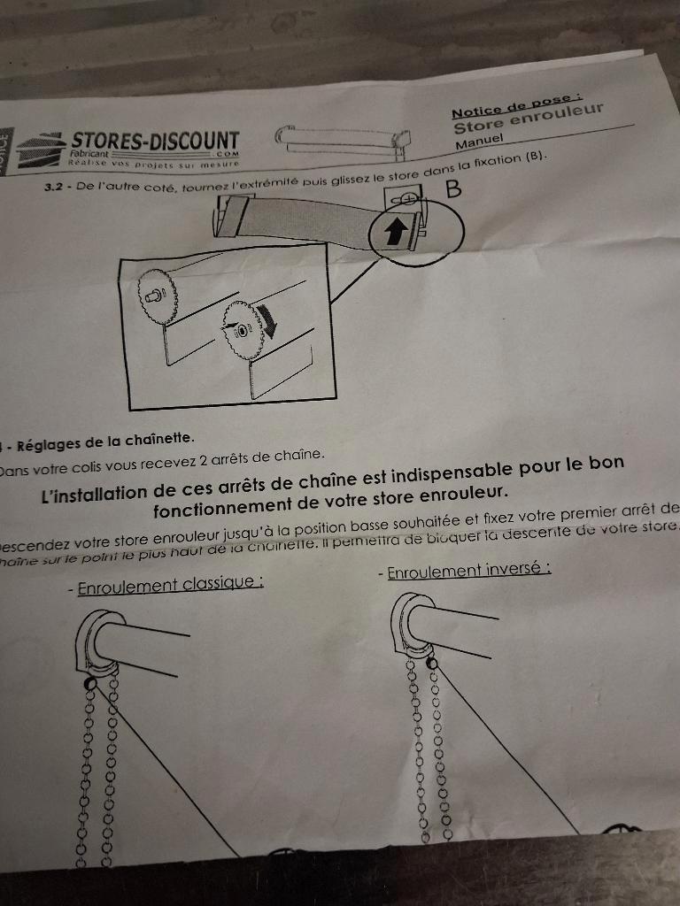 Store occultant, Neuf, Gris, Enlèvement, 200 cm ou plus