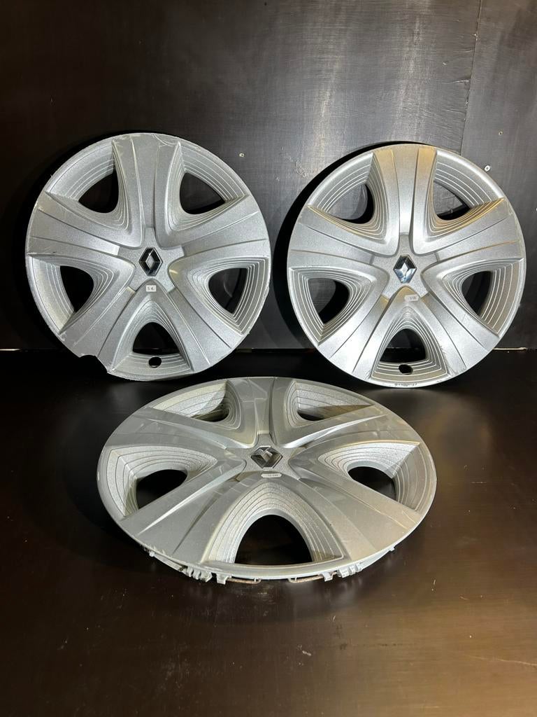 3 enjoliveurs d’origine Renault clio 16", Autos : Divers, Enjoliveurs, Utilisé, Enlèvement ou Envoi