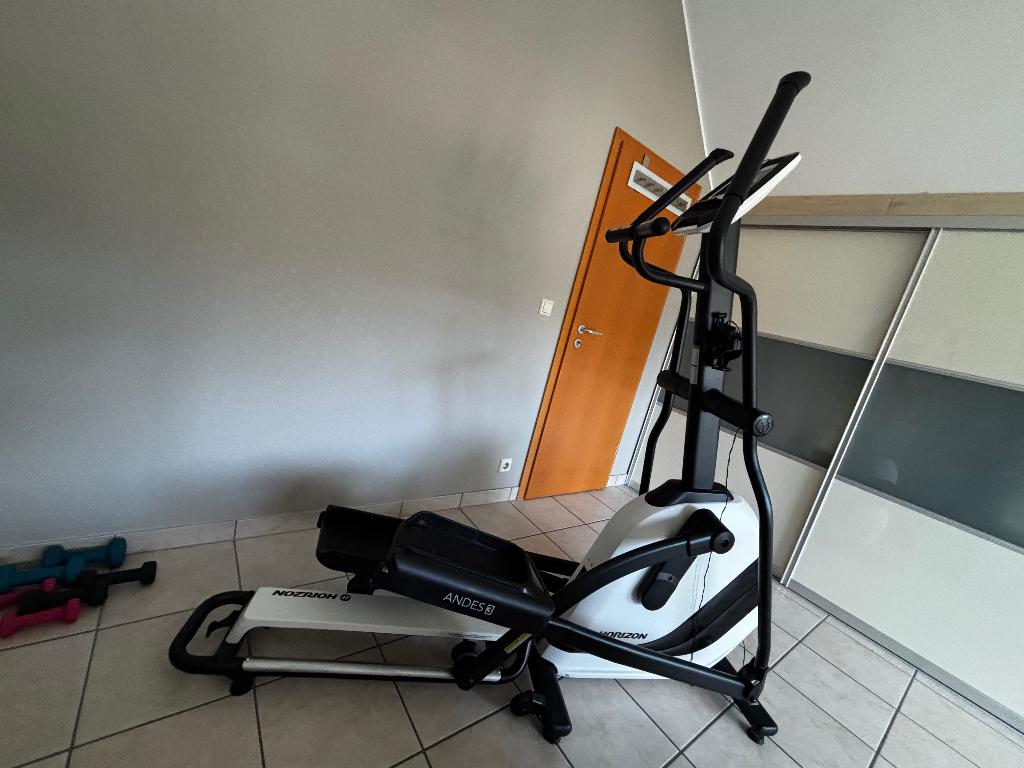 Vends vélo elliptique pliable  - Marque horizon fitness, Sports & Fitness, Enlèvement, Comme neuf, Vélo elliptique