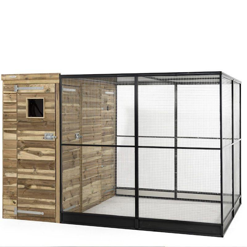Volière R9 rechts, Dieren en Toebehoren, Vogels | Hokken en Kooien, Ophalen of Verzenden, Nieuw, Aluminium, Volière
