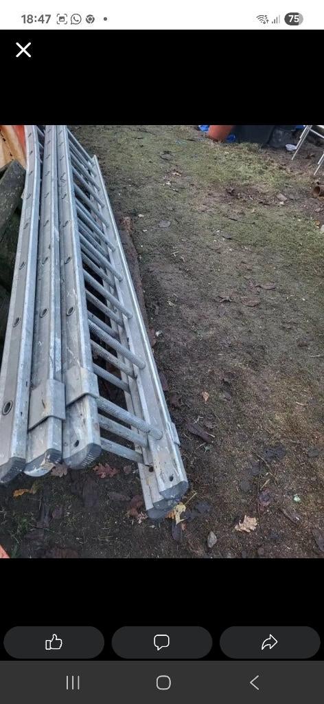 Alu ladder 3x10, Ophalen of Verzenden