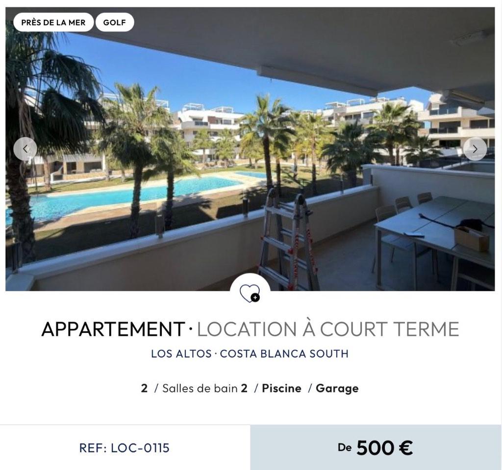 Location courte durée en Espagne, Immo, Buitenland, Spanje, Appartement, Dorp
