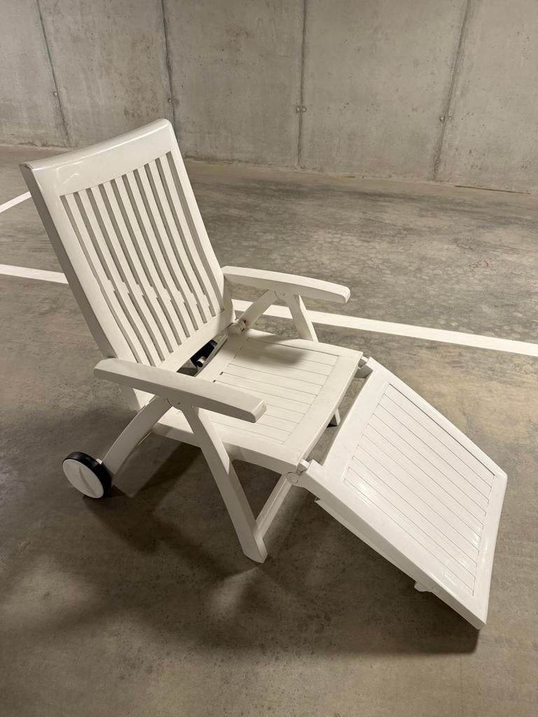 Kettler summer lounger with wheels, Jardin & Terrasse, Chaises longues, Enlèvement, Comme neuf, Plastique